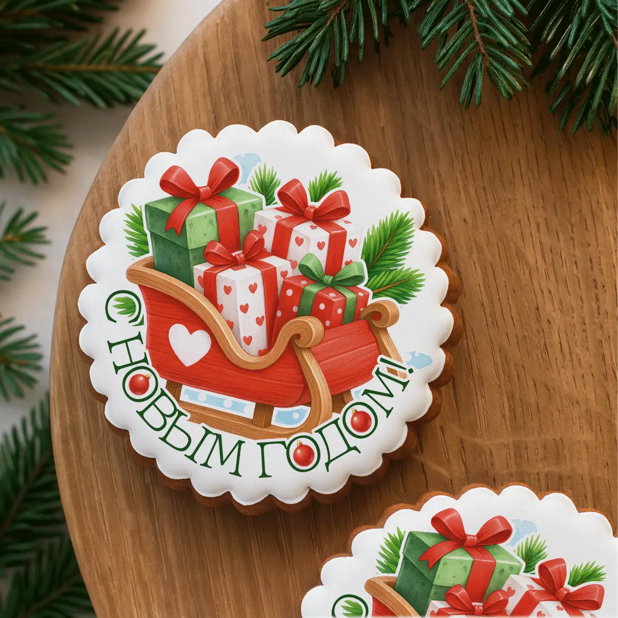 Круглые открытки 02